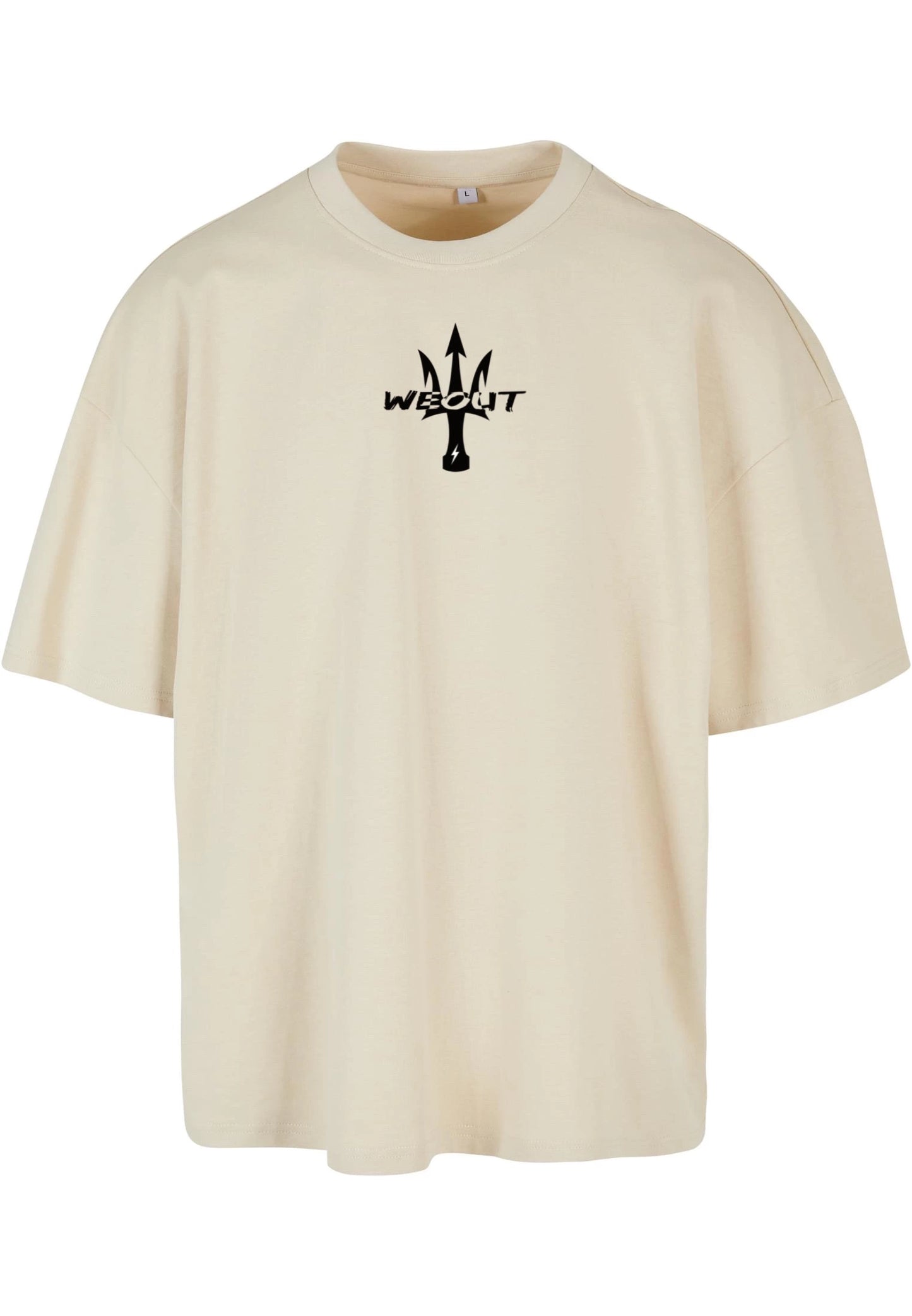 RISK IT ALL TEE CREAM (OVERSIZED)