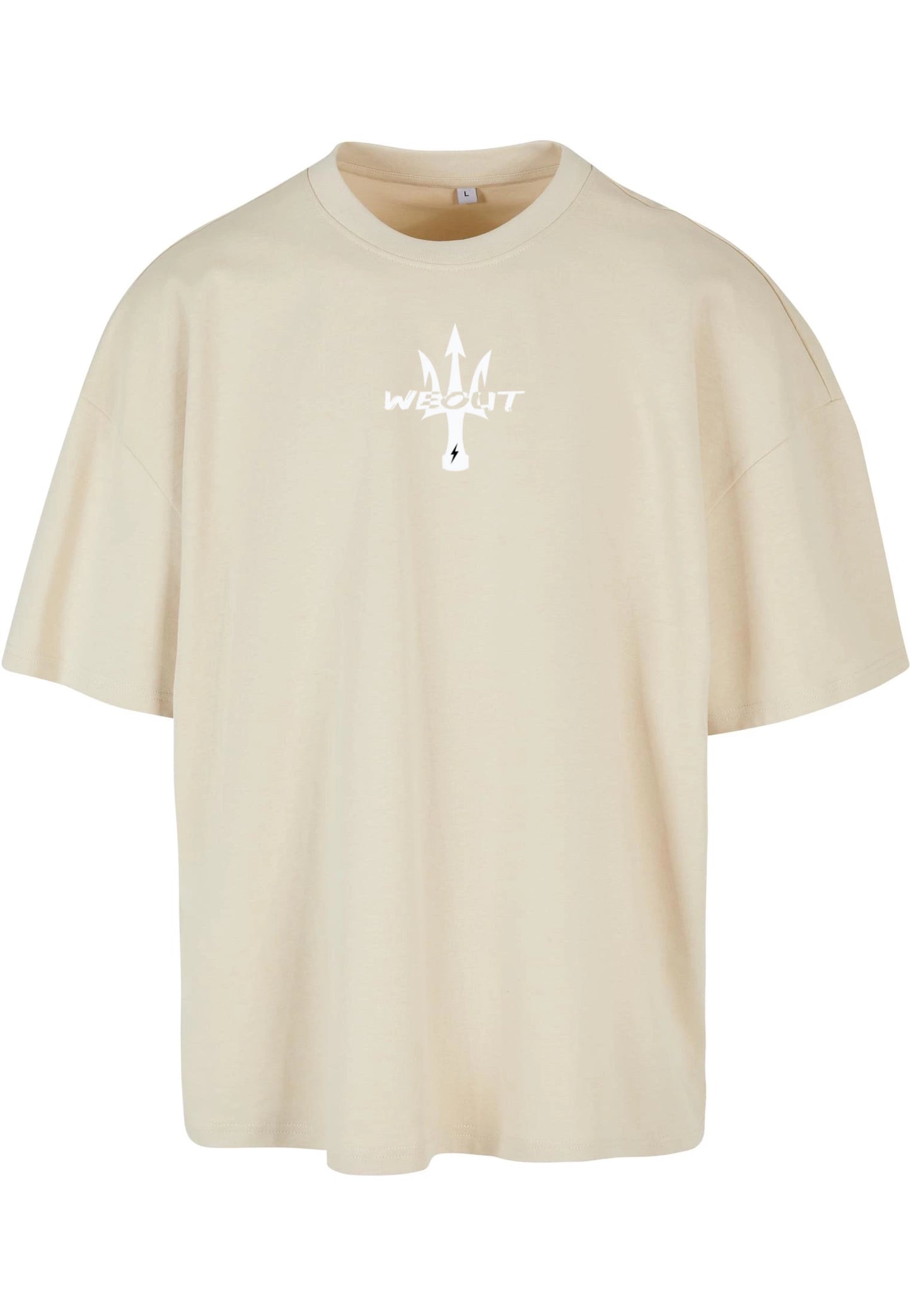 RISK IT ALL TEE CREAM (OVERSIZED)