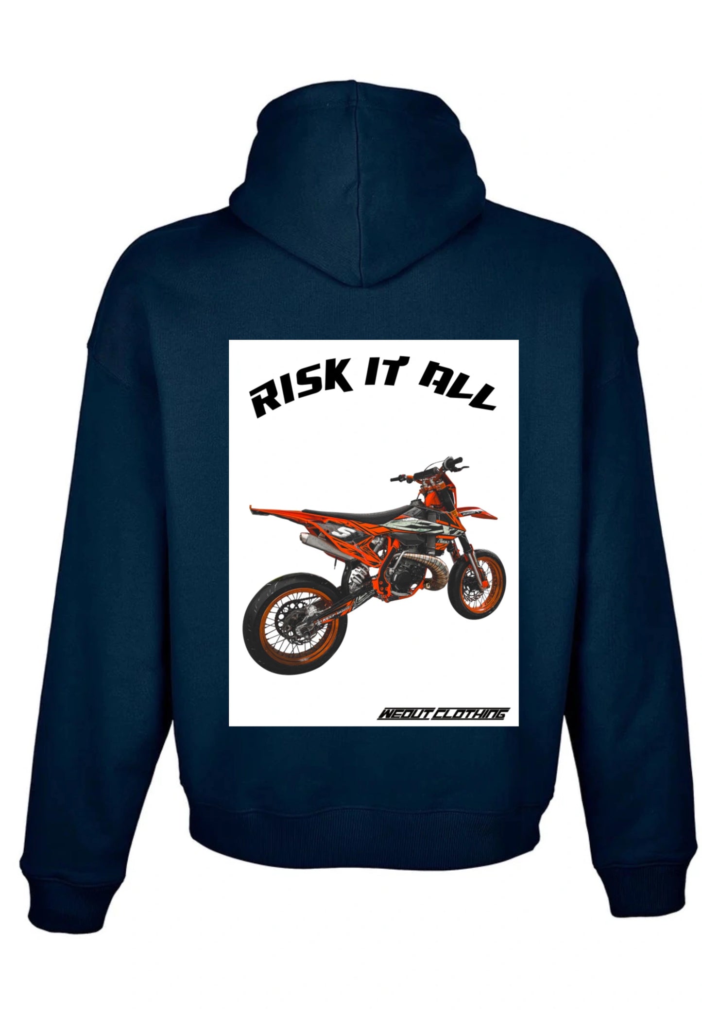 RISK IT ALL HOODIE MARINE